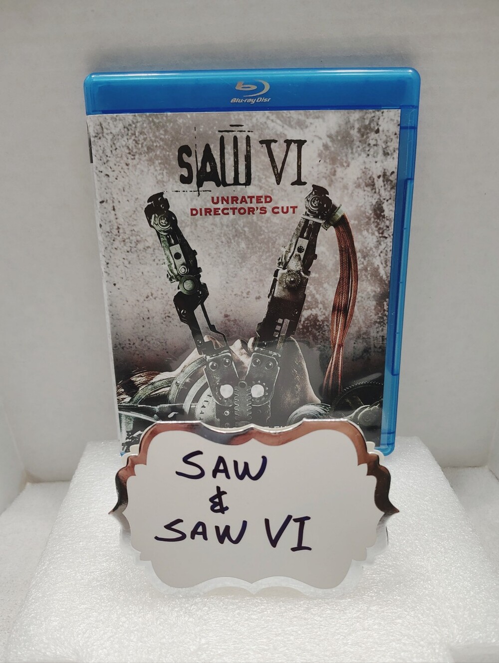 ☠️ Saw & Saw VI ☠️ 2 Blu-Ray Discs (in same case)